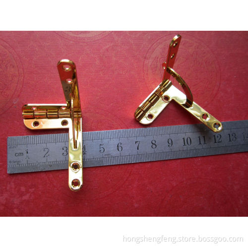 Factory Supply Gold Color Quadrant Hinge for Wooden Box